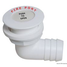 Osculati Fire Port 90° w hose ad.38mm, 17.681.01