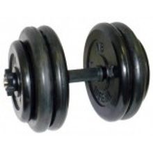 MB Barbell Гантель разборная черная 52 кг