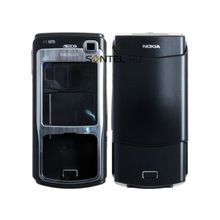 Корпус Class A-A-A Nokia N70 серебристо черный