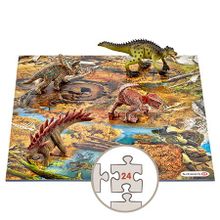 Schleich Пазлы с мини-динозаврами Заводь