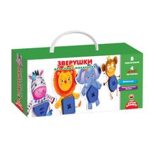 Развивающая игра VLADI TOYS Зверушки для самых маленьких