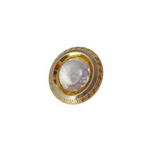 Elvan 16001B N02SN-G METAL+CRYSTAL точечный встаиваемый светильник