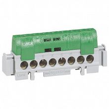 Клеммная колодка IP 2X - фаза - чёрная - 8 x 1,5-16мм² - длина 75 мм |  код. 004852 |  Legrand