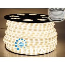 Rich LED RL-DL-2WHM-100-240-WW Дюралайт, 100 м, молочный, теплый белый, 220 В, пост свечение