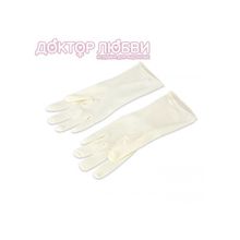 Белые латексные перчатки