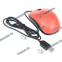 Оптическая мышь Genius "DX-135", 2кн.+скр., красно-черный (USB) (ret) [136982]