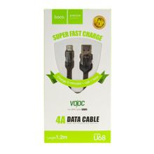 Data кабель USB HOCO U68 micro черный