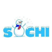 Футболка Sochi. Снеговик
