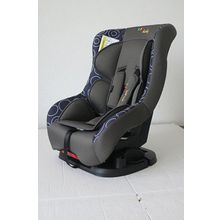 Автокресло LB 302 B Серый Синий Круги
