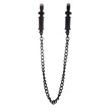 Чёрные зажимы для сосков Vice Nipple Clamps (80022)