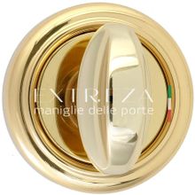 Завертка дверная сантехническая Extreza WC R01 полированное золото F01