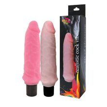 Фаллоимитатор с вибратором Realistic cock vibe киберкожа розовый 15,5 см