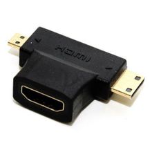 Адаптер microHDMI M - miniHDMI M - HDMI F, SmartBuy (A119)