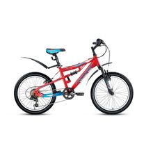 Велосипед BURAN 1.0 красный голубой матовый (2017)