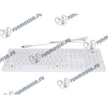 Клавиатура Genius "SlimStar 130", белый (USB) (ret) [136345]