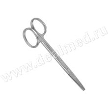 Ножницы c одним острым концом прямые, 165 мм (н-6-1), Surgicon, Пакистан