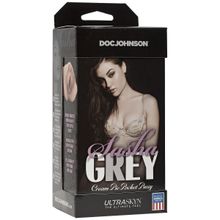 Doc Johnson Мастурбатор-вагина Sasha Grey UltraSKYN Cream Pie Pocket Pussy (телесный)