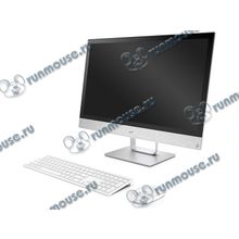 Моноблок HP "Pavilion 24-r028ur" 2MJ53EA (Pentium G4560T-2.90ГГц, 4ГБ, 1000ГБ, HDG, DVD±RW, LAN, WiFi, BT, WebCam, 23.8" 1920x1080, W10 H) + клавиатура + мышь [140716]