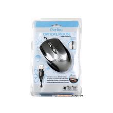 Мышь Perfeo PF-20-OP-G оптическая, 6 кн, 800 1200 1600 DPI, USB, серая