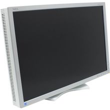 24.1" ЖК монитор NEC P242W   Silver-White   с поворотом  экрана (LCD, Wide,1920x1200, D-Sub, DVI, HDMI,  DP, USB Hub)
