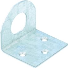 Проушина угловая, 2,0 мм, 90х52 мм, цинк, СибрТех, 46509