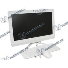 Моноблок HP "20-c029ur" 1EE18EA (Celeron J3060-1.60ГГц, 4ГБ, 500ГБ, HDG, DVD±RW, LAN, WiFi, BT, WebCam, 19.5" 1600x900, FreeDOS) + клавиатура + мышь [139966]