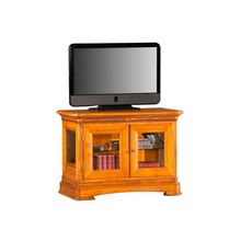 Тумба под телевизор с остекленными дверками