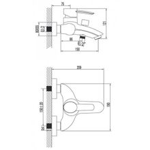 Смеситель Lemark Atlantiss LM3203C для ванны