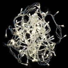 Светодиодная Гирлянда 24м,300 ламп LED,прозрач.пров. Цвет свечения белый (можно соединять),4 режима