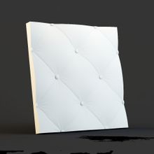 Стеновая гипсовая 3D панель – Кожа крупная, 500х500mm