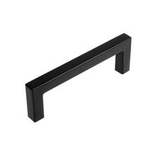 Ручка скоба SQUARE CAPPIO, нержавеющая сталь, м о 96 мм, цвет черный