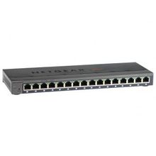 netgear (r) 16-port 10 100 1000 mbps prosafe plus, ext. ps, green features, managed via gui(repl.gs116e-100pes) (gs116e-200pes)