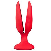 Красная пробка-бутон MENZSTUFF FLOWER BUTT PLUG 6INCH - 15 см. Красный