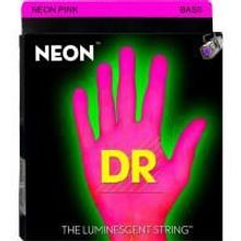 Strings Neon Phosphorescent Pink Medium 5 String Bass Strings 45-125