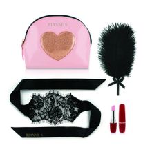 Rianne S Эротический набор Kit d Amour с косметичкой (черный с розовым)
