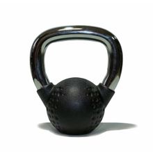 Original FitTools Гиря 4 кг с хромированной ручкой полиуретановая (CPU) OFT FT-KB-CPU-4