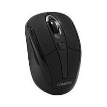 мышь Canyon CNR-MSOW06B, беспроводная оптическая, 1600dpi, USB, black, черная