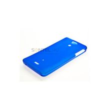 Силиконовый чехол для Sony Xperia V синий в тех.уп.