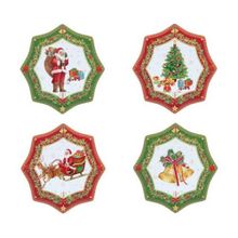 Набор новогодних десертных тарелок