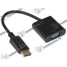 Кабель-переходник DisplayPort->D-Sub(F) Gembird "Cablexpert A-DPM-VGAF-02" (0.15м) (ret) [140813]