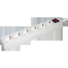 Удлинитель   У06К 6-местный, с выключателем, 3м, с заземлением, WYP10-16-06-03-ZK-N | код. WYP10-16-06-03-ZK-N |  IEK