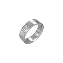 Кольцо стальное с иероглифом