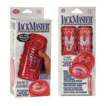 California Exotic Novelties Красный гелевый супер-мастурбатор JackMaster Masturbator (красный)