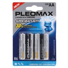 Батарейка AA SAMSUNG PLEOMAX R6-BL4, солевая, 4шт, блистер