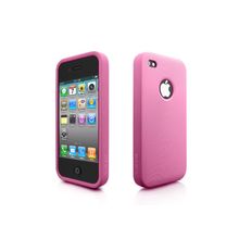 More Swirling Silicone (розовый) - чехол для iPhone 4
