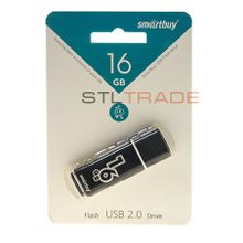 SB16GBGS-K, 16GB USB 2.0 Glossy series, Black, SmartBuy