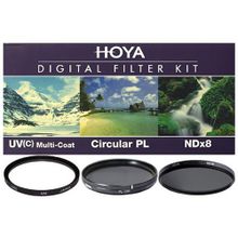 Набор фильтров Hoya 52.0MM KIT: UV (C) HMC MULTI, PL-CIR,NDX8 79497