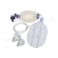 Cистема для ручной искусственной вентиляции легких AERObag, многоразовый, взрослая, 2 маски, р-р 3 и 5 (Арт. HBB05-E-35R), Германия