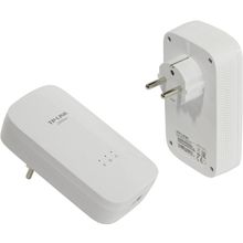 Сетевая карта TP-LINK    TL-PA8010 KIT    AV1200 Gigabit Powerline Starter Kit (2 адаптера, 1UTP 10   100Mbps, Powerline 1000Mbps)