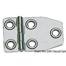 Osculati Hinge polished AISI316 73x46 mm, 38.829.03